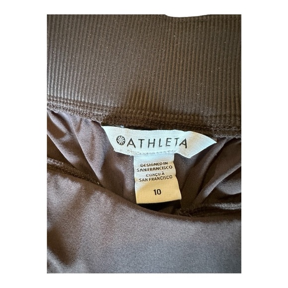 Athleta Women's Brooklyn Brown Ankle Pants with side detail - Picture 8 of 9